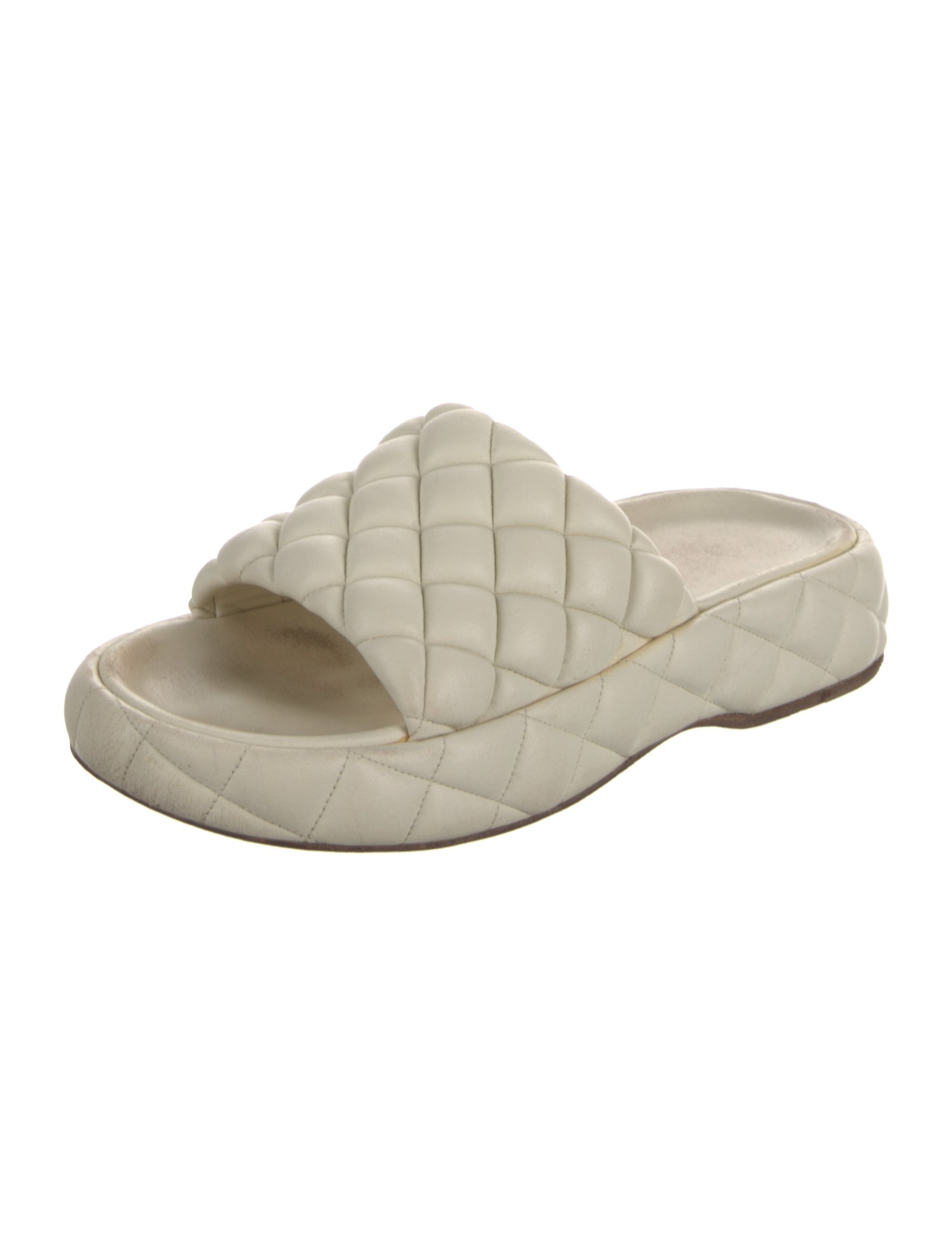 Bottega Veneta Padded Leather Slides