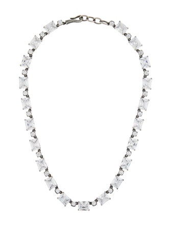 Bottega Veneta Crystal Collar Necklace