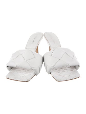Bottega Veneta Lido Intrecciato Weave Slides