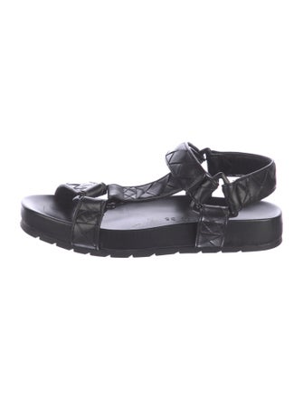 Bottega Veneta Intrecciato Weave Leather Sandals