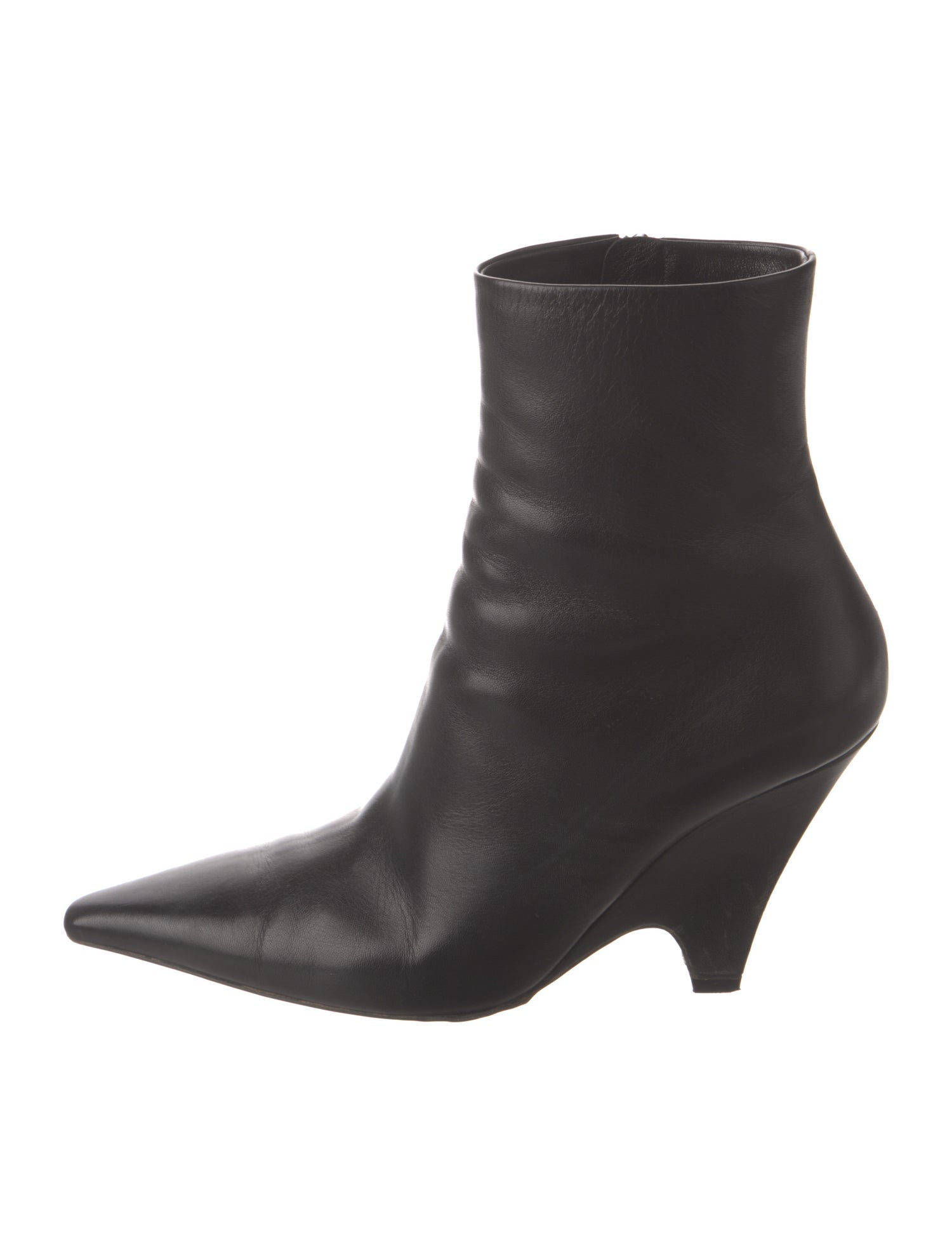 Bottega Veneta Point Leather Sock Boots