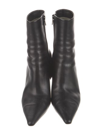 Bottega Veneta Point Leather Sock Boots