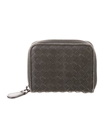 Bottega Veneta Intrecciato Weave Leather Wallet