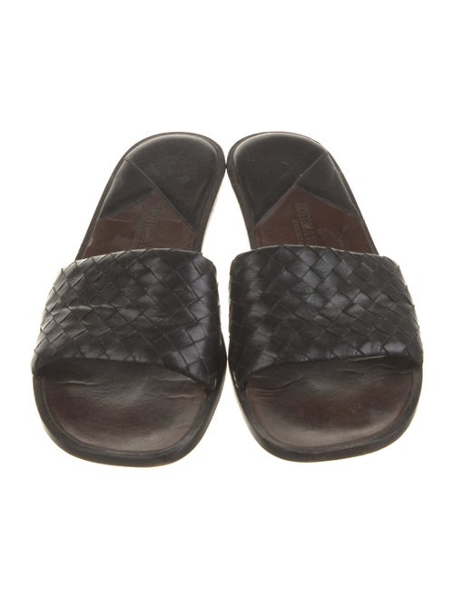 Bottega Veneta Riva Intrecciato Weave Slides