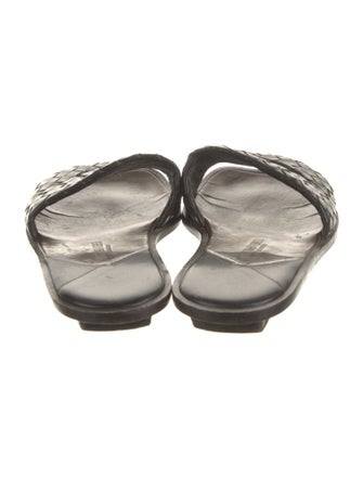 Bottega Veneta Riva Intrecciato Weave Slides