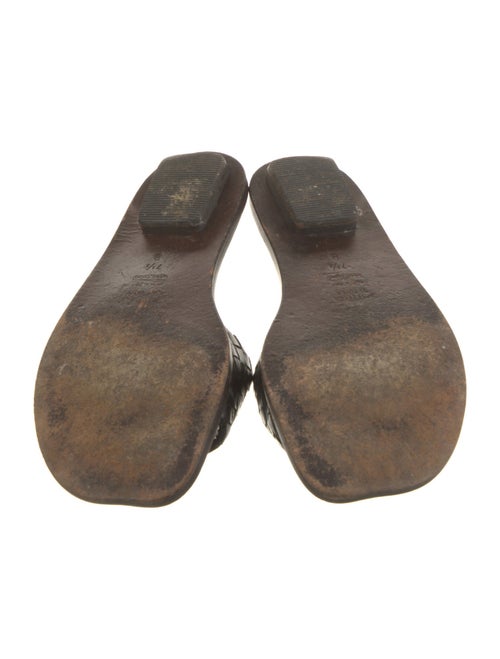 Bottega Veneta Riva Intrecciato Weave Slides