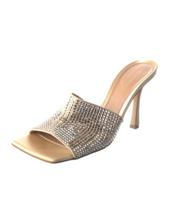 Bottega Veneta Sparkle Satin Slides