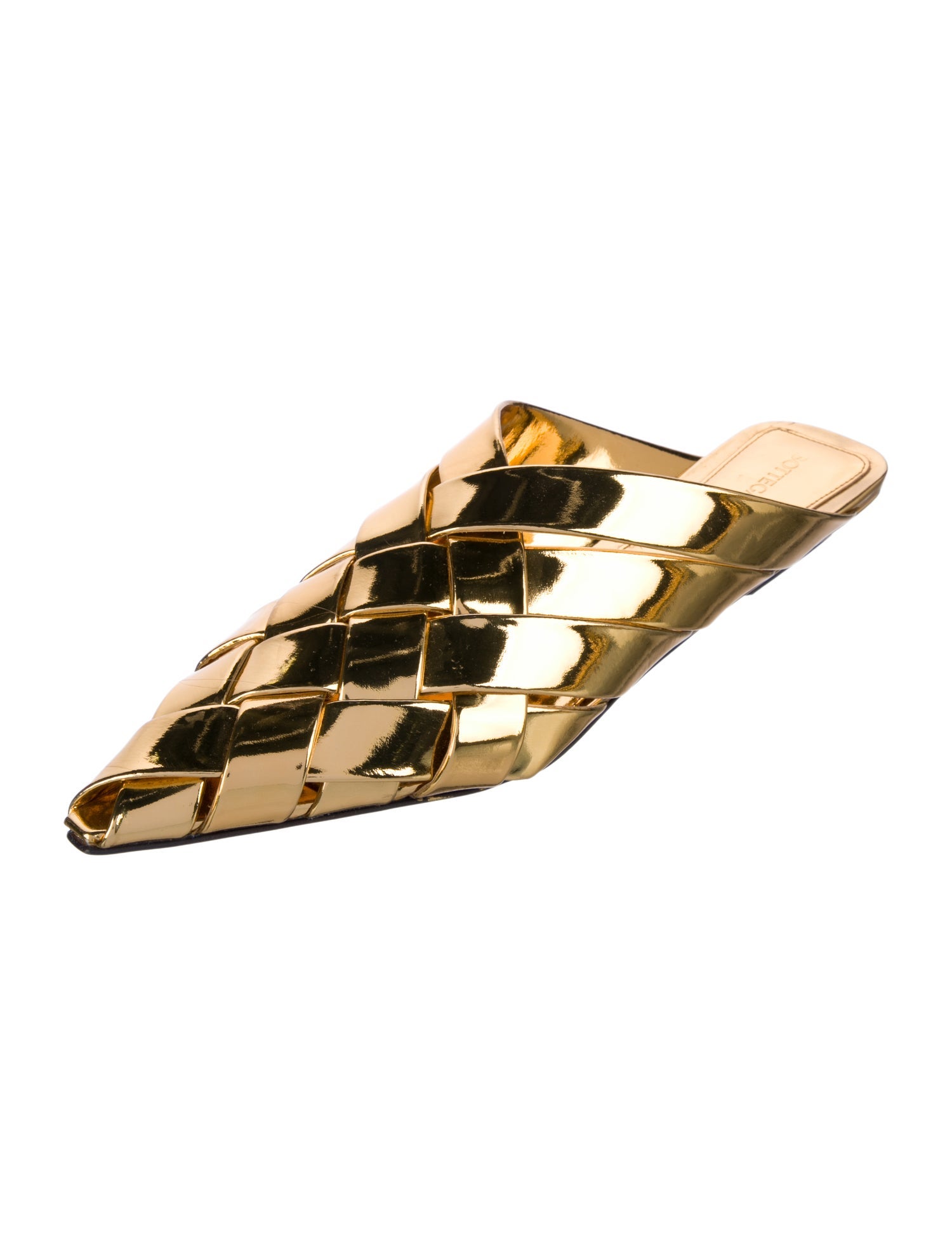 Bottega Veneta Alfie Patent Leather Mules