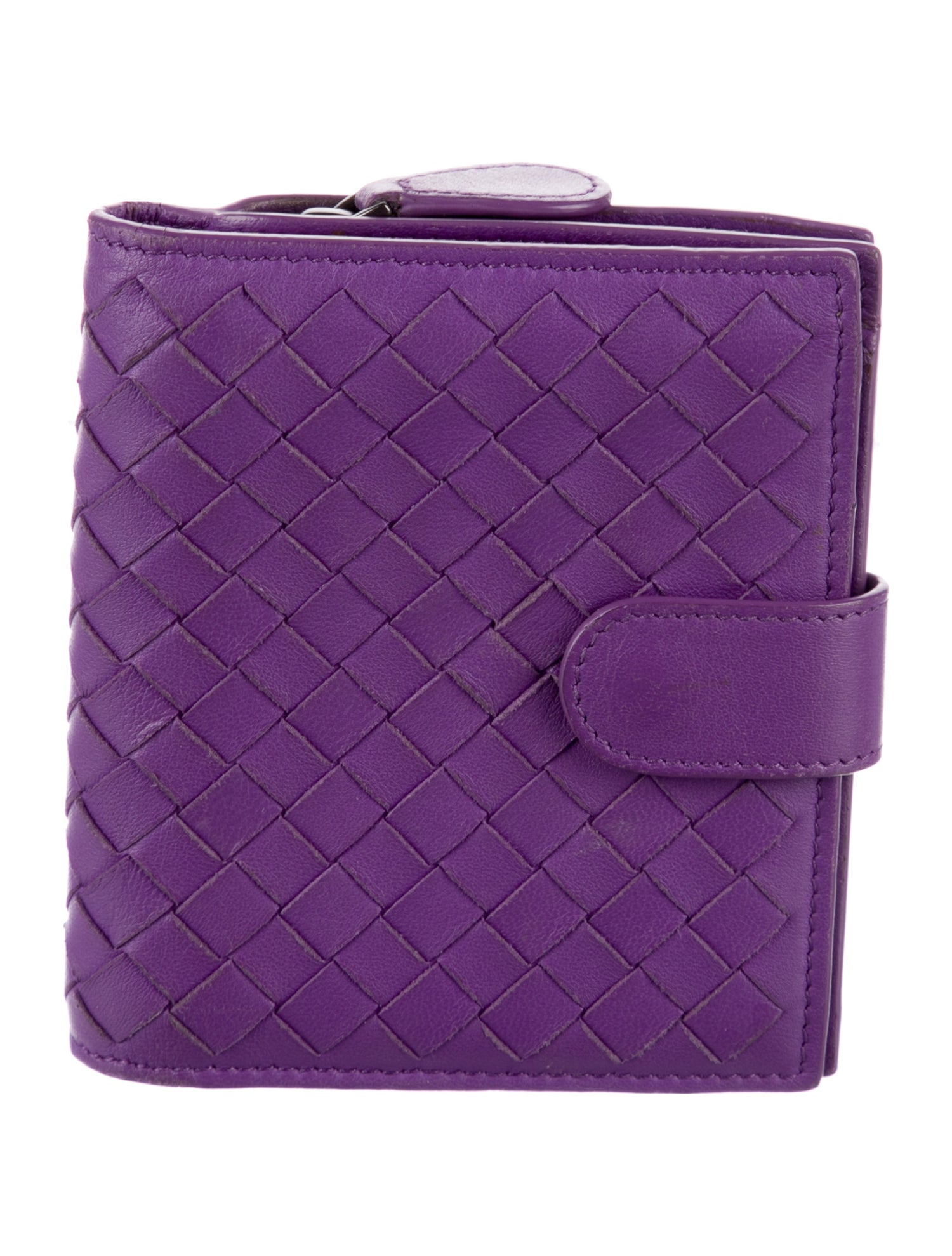 Bottega Veneta Intrecciato Compact Wallet Intrecciato Weave Compact Wallet