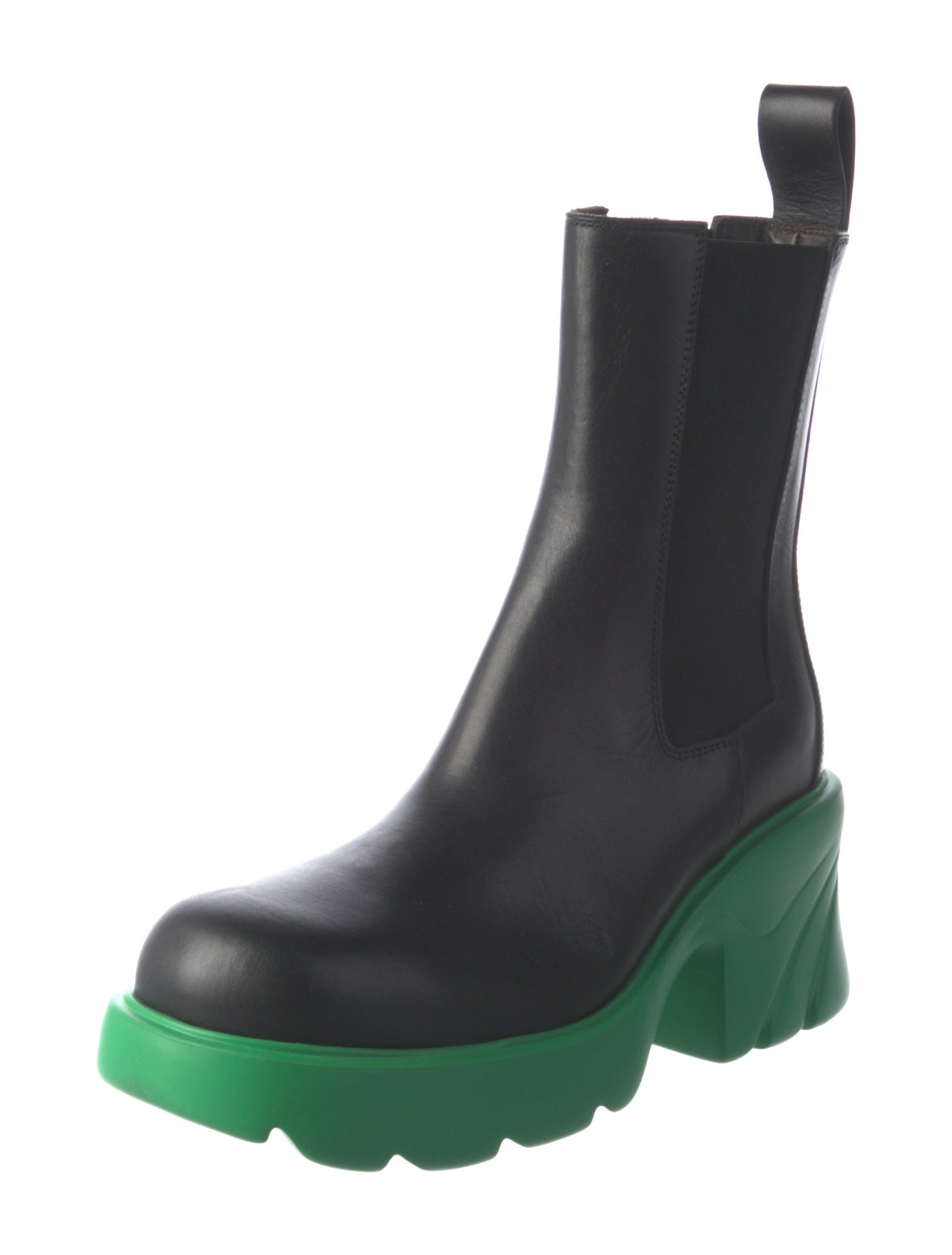 Bottega Veneta Flash Leather Chelsea Boots