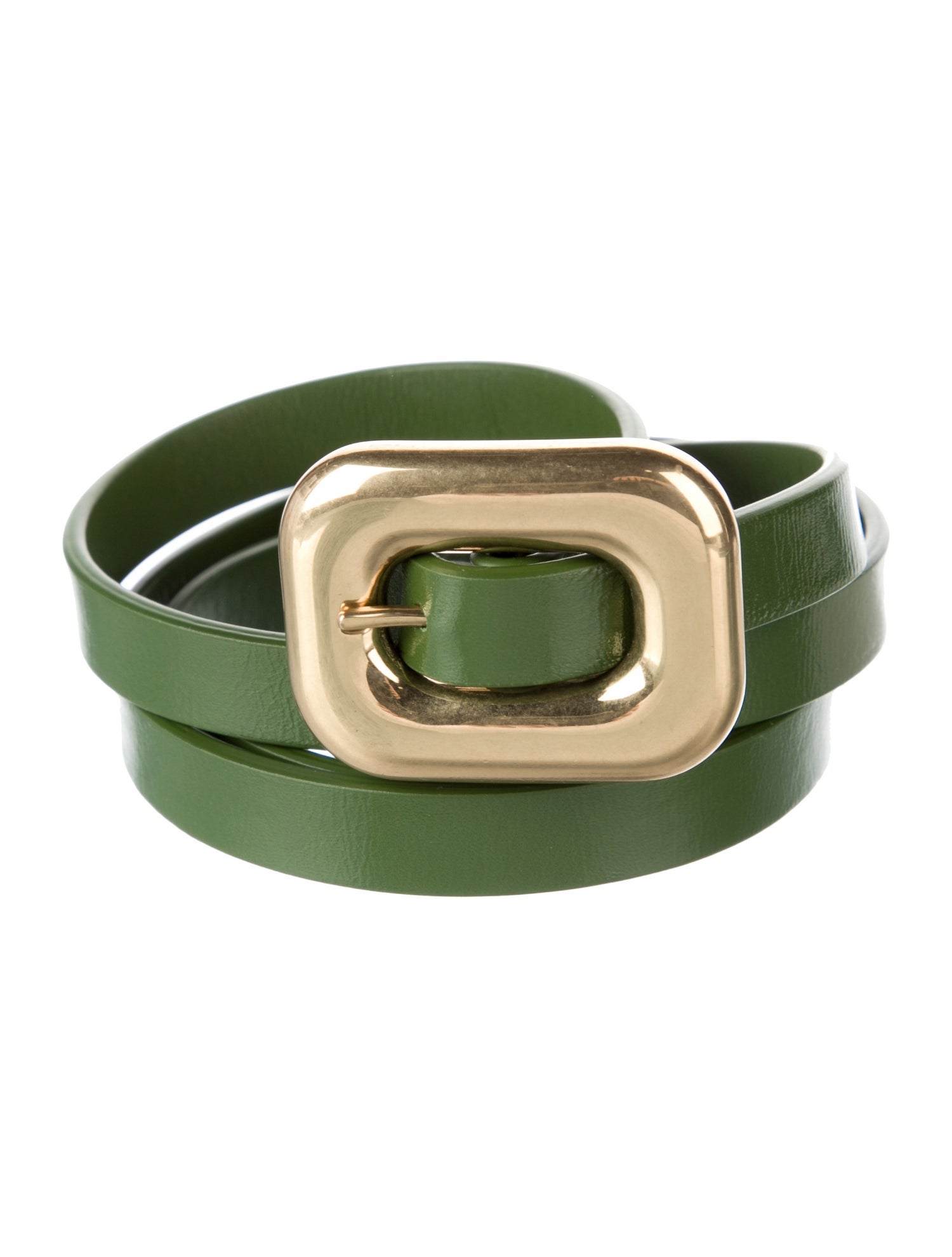 Bottega Veneta Skinny Patent Leather Belt