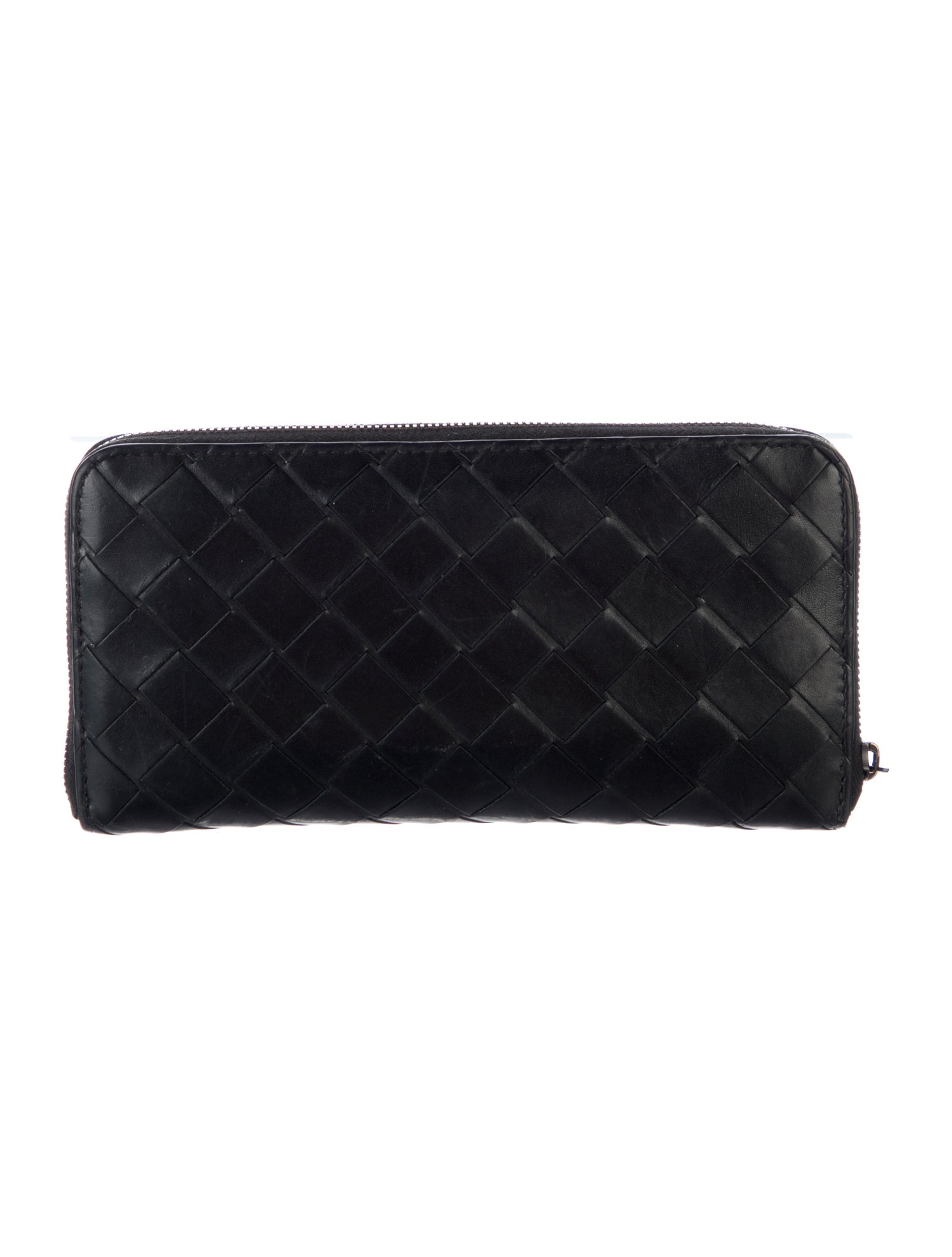 Bottega Veneta Intrecciato leather compact Intrecciato Weave Continental Wallet