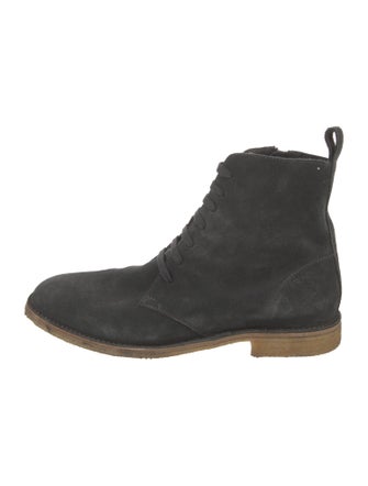 Bottega Veneta Suede Lace-Up Boots