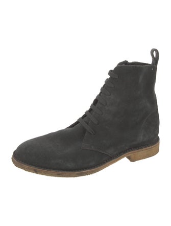Bottega Veneta Suede Lace-Up Boots