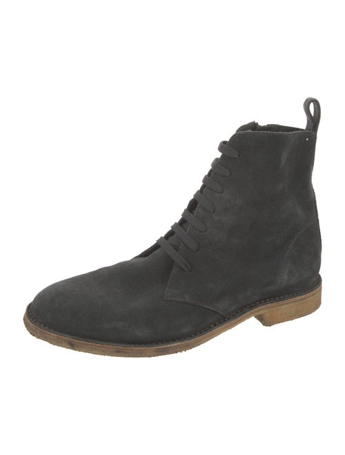 Bottega Veneta Suede Lace-Up Boots