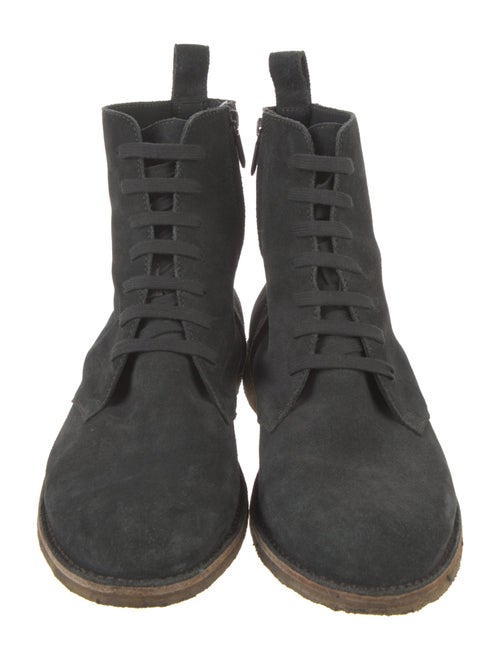 Bottega Veneta Suede Lace-Up Boots