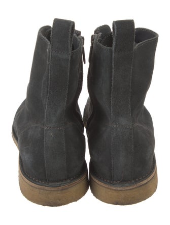 Bottega Veneta Suede Lace-Up Boots