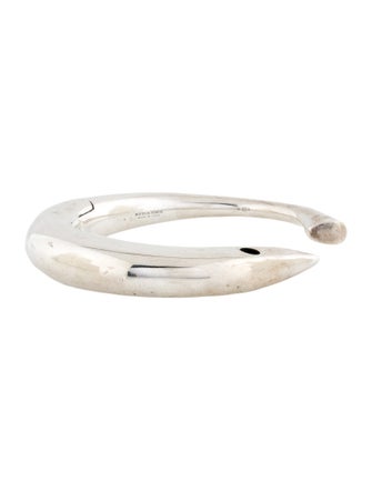 Bottega Veneta Sardine Hinged Bangle Bracelet