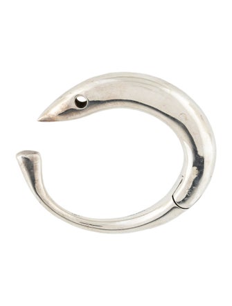 Bottega Veneta Sardine Hinged Bangle Bracelet