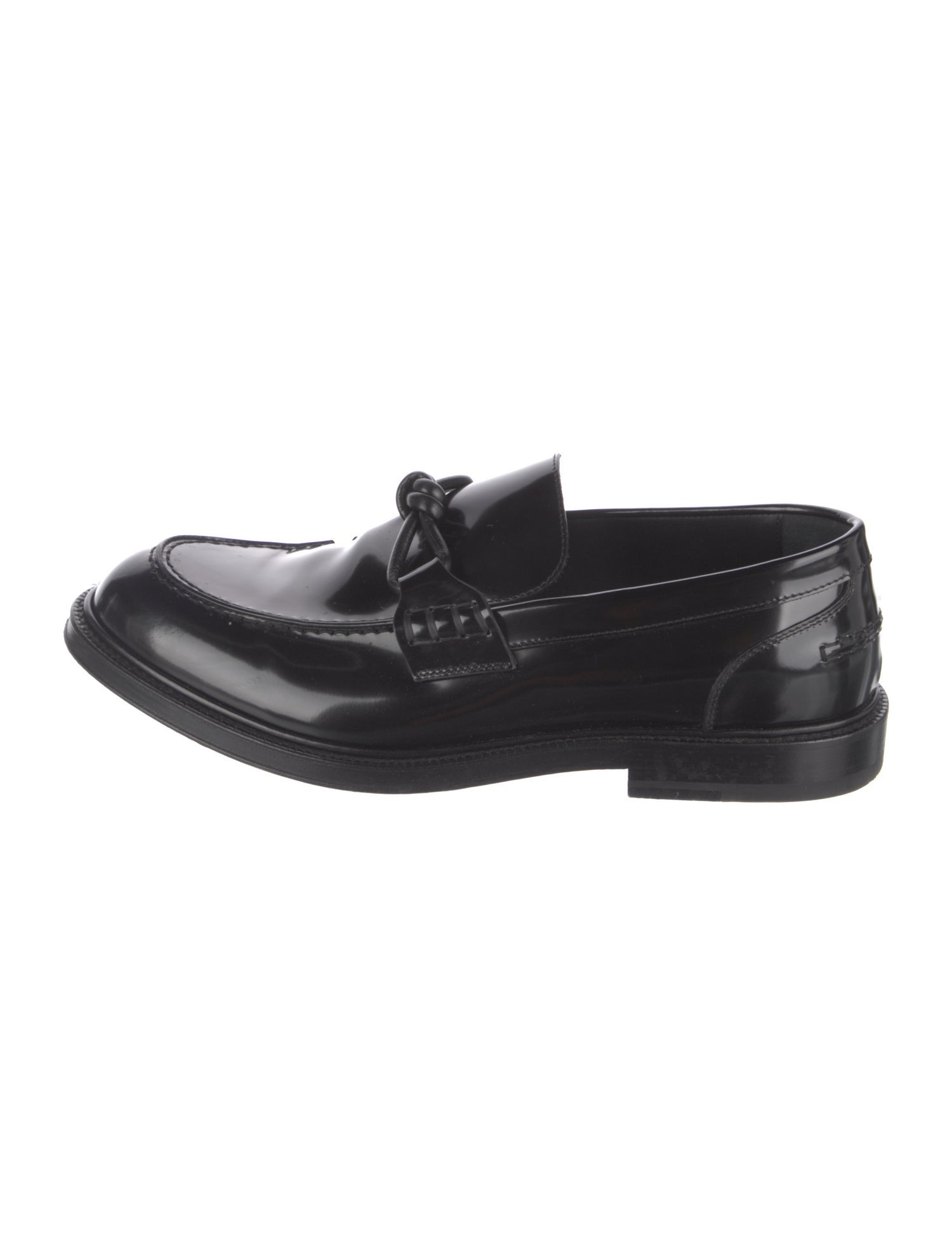 Bottega Veneta Intrecciato Weave Leather Dress Loafers