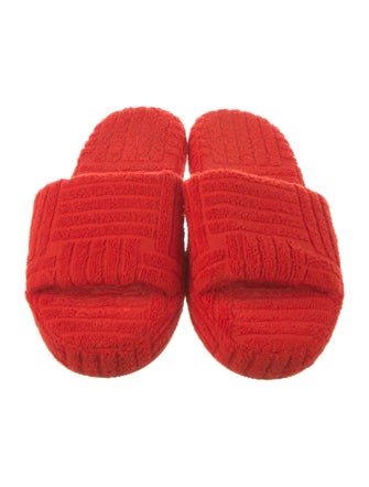 Bottega Veneta Terry Cloth Slides