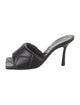 Bottega Veneta Lido Heeled Quilted Pattern Slides
