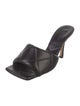 Bottega Veneta Lido Heeled Quilted Pattern Slides