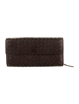 Bottega Veneta 2010 Intrecciato Weave Continental Wallet