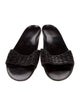 Bottega Veneta Intrecciato Weave Leather Slides