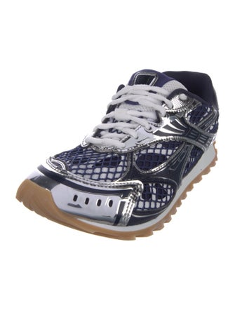 Bottega Veneta Mesh Patterned Sneakers