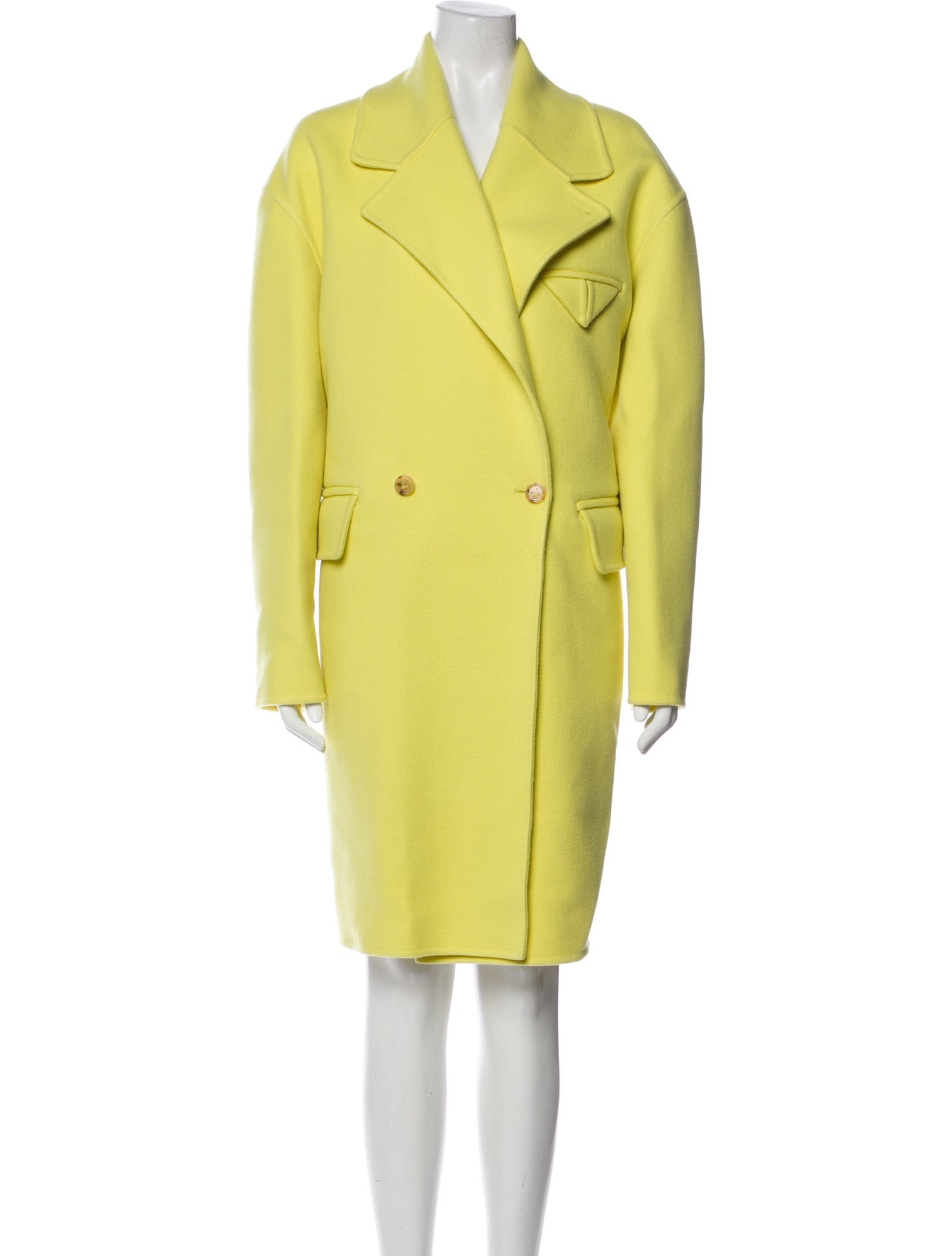 Bottega Veneta Cashmere Faux Fur Coat w/ Tags