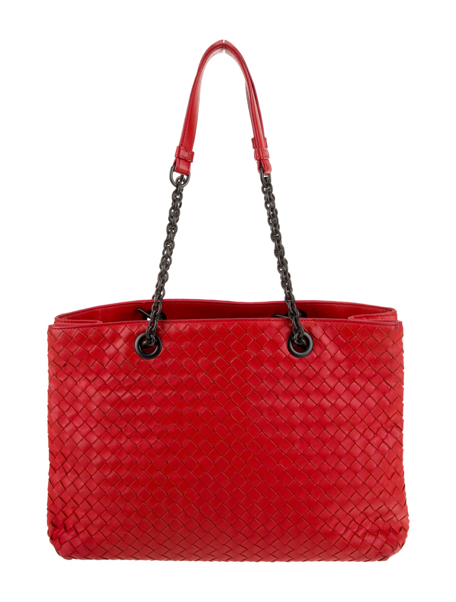 Bottega Veneta Intrecciato Chain Tote Medium