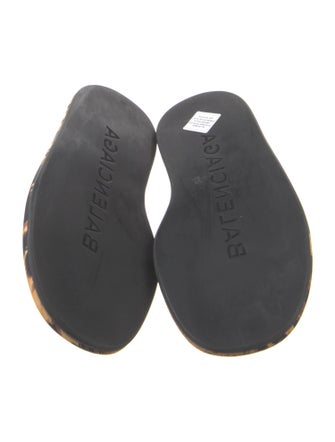 Balenciaga Printed Slides
