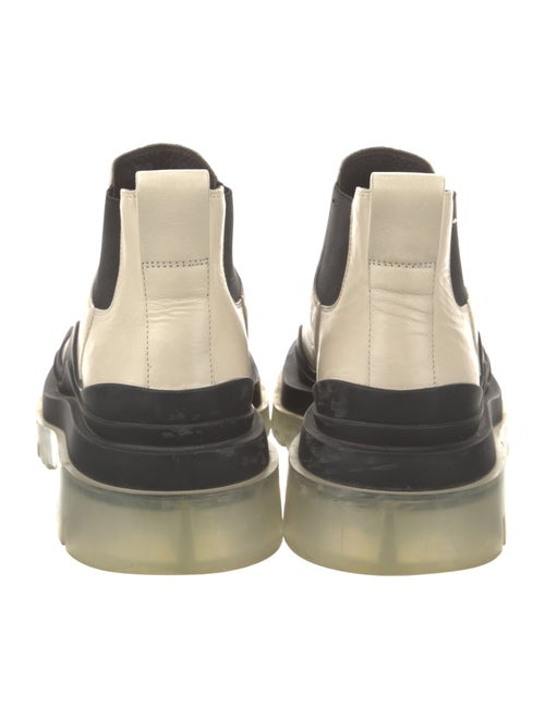 Bottega Veneta Leather Colorblock Pattern Chelsea Boots