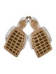 Bottega Veneta Intrecciato Weave Leather Slides