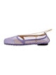 Bottega Veneta Mesh Chain-Link Accents Slingback Flats