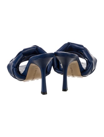 Bottega Veneta Intrecciato Weave Leather Slides