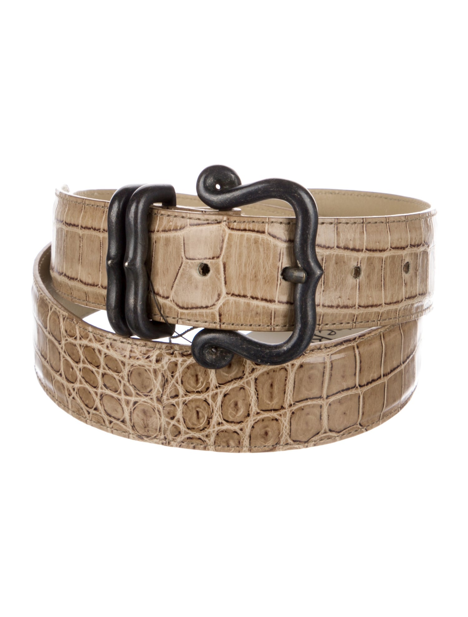 Bottega Veneta Embossed Leather Belt
