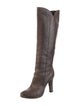Bottega Veneta Leather Whipstitch Trim Boots