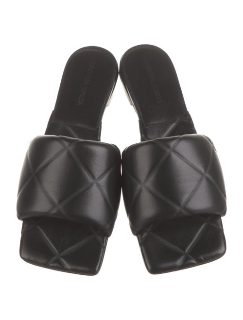 Bottega Veneta Lido Flat Sandal Quilted Pattern Slides