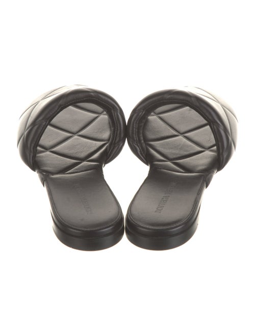 Bottega Veneta Lido Flat Sandal Quilted Pattern Slides