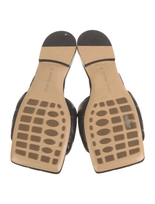 Bottega Veneta Lido Flat Sandal Quilted Pattern Slides