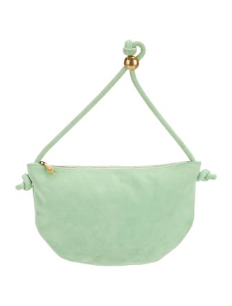 Bottega Veneta Suede Turn Pouch Small