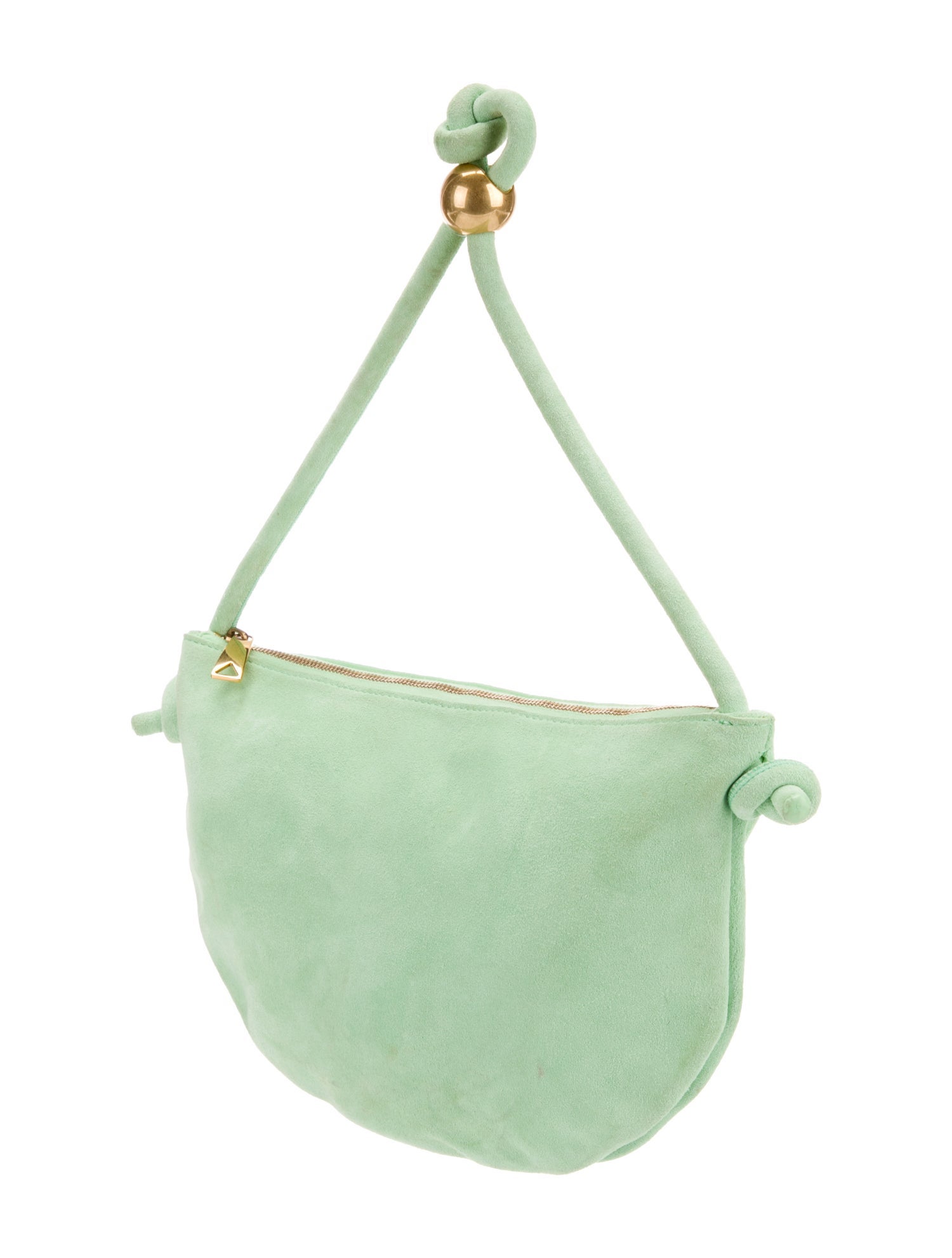 Bottega Veneta Suede Turn Pouch Small