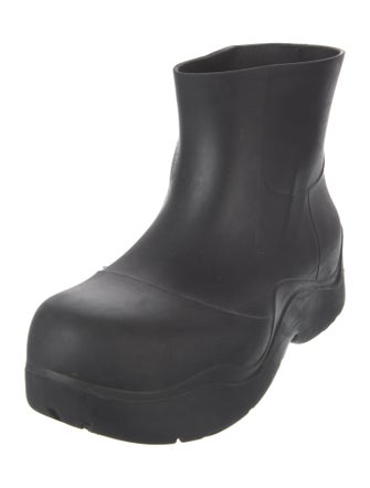 Bottega Veneta Puddle Ankle Boot Rubber Rain Boots