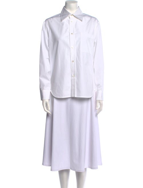 Bottega Veneta Long Sleeve Button-Up Top