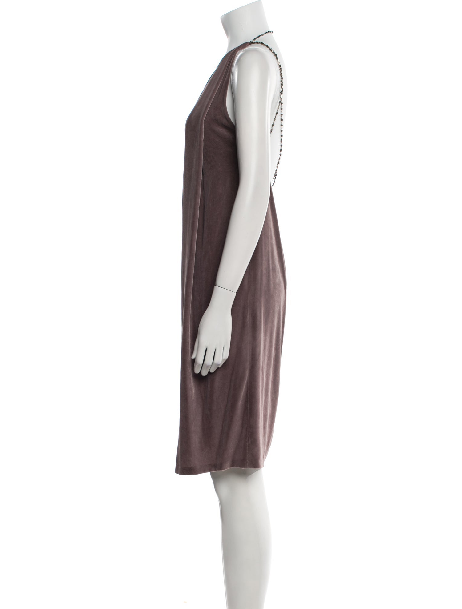 Bottega Veneta Scoop Neck Midi Length Dress
