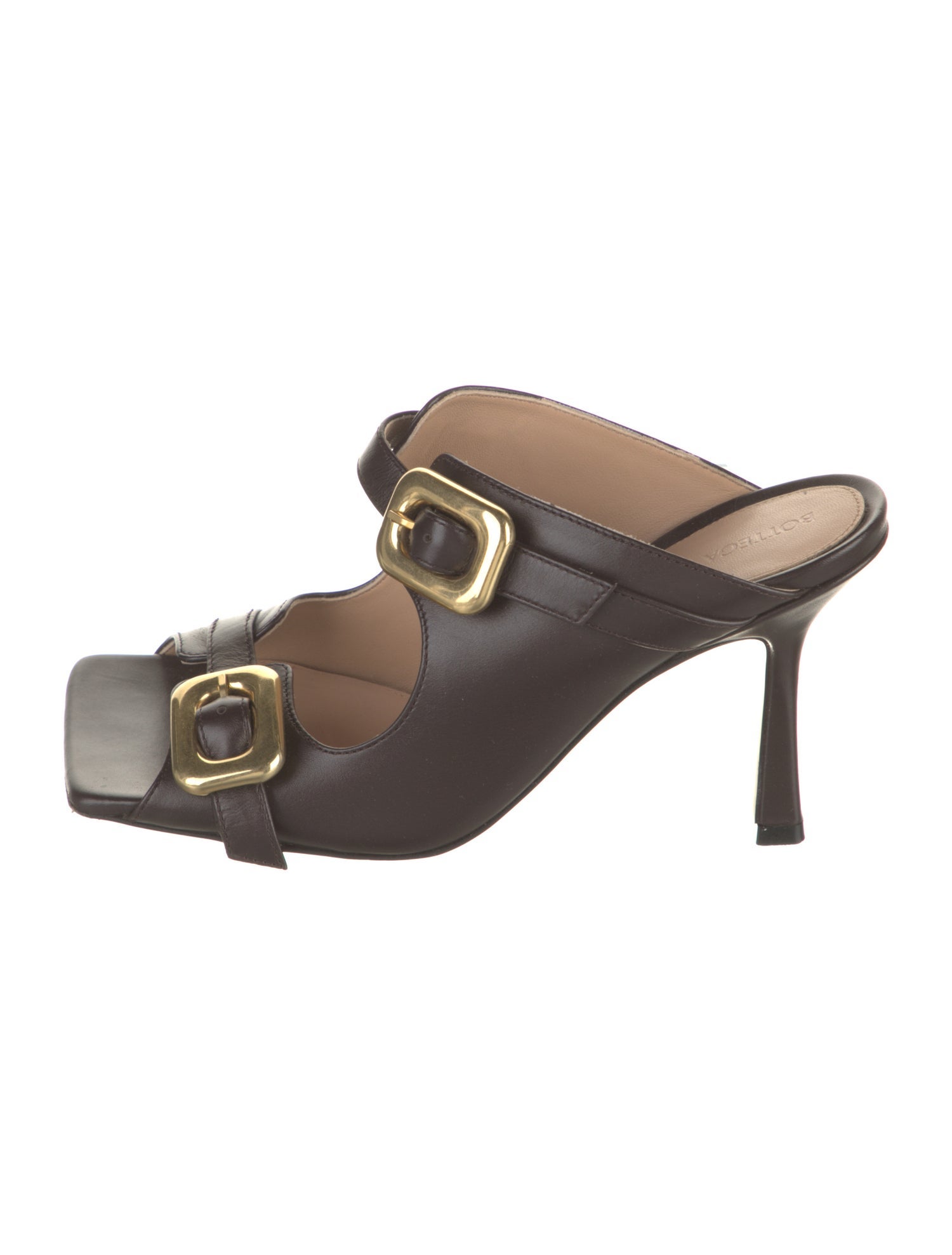 Bottega Veneta Leather Slides