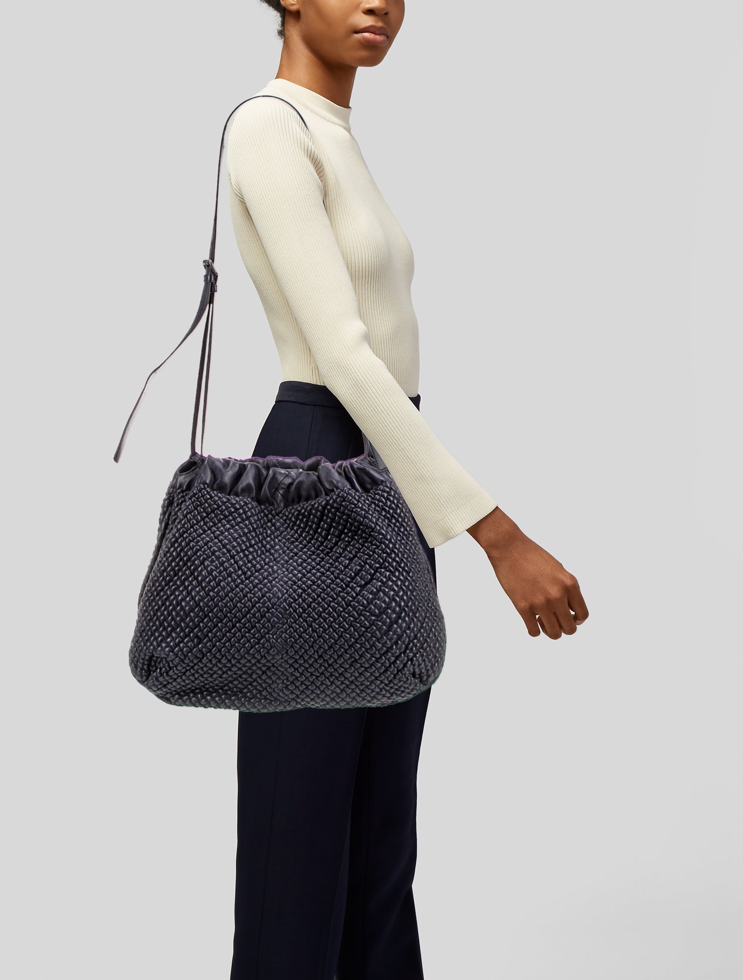 Bottega Veneta Intrecciato Bucket Bag Vintage