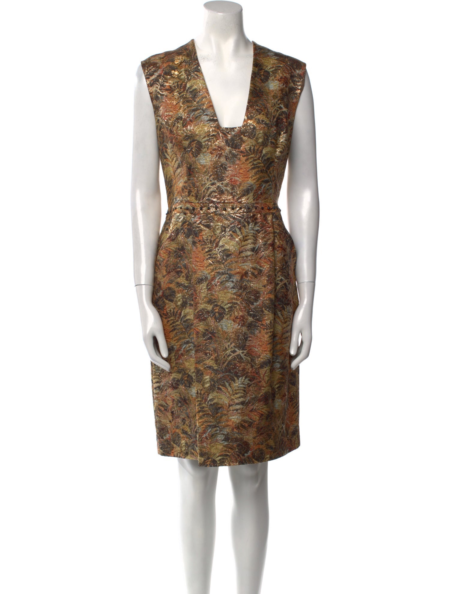 Bottega Veneta Printed Knee-Length Dress